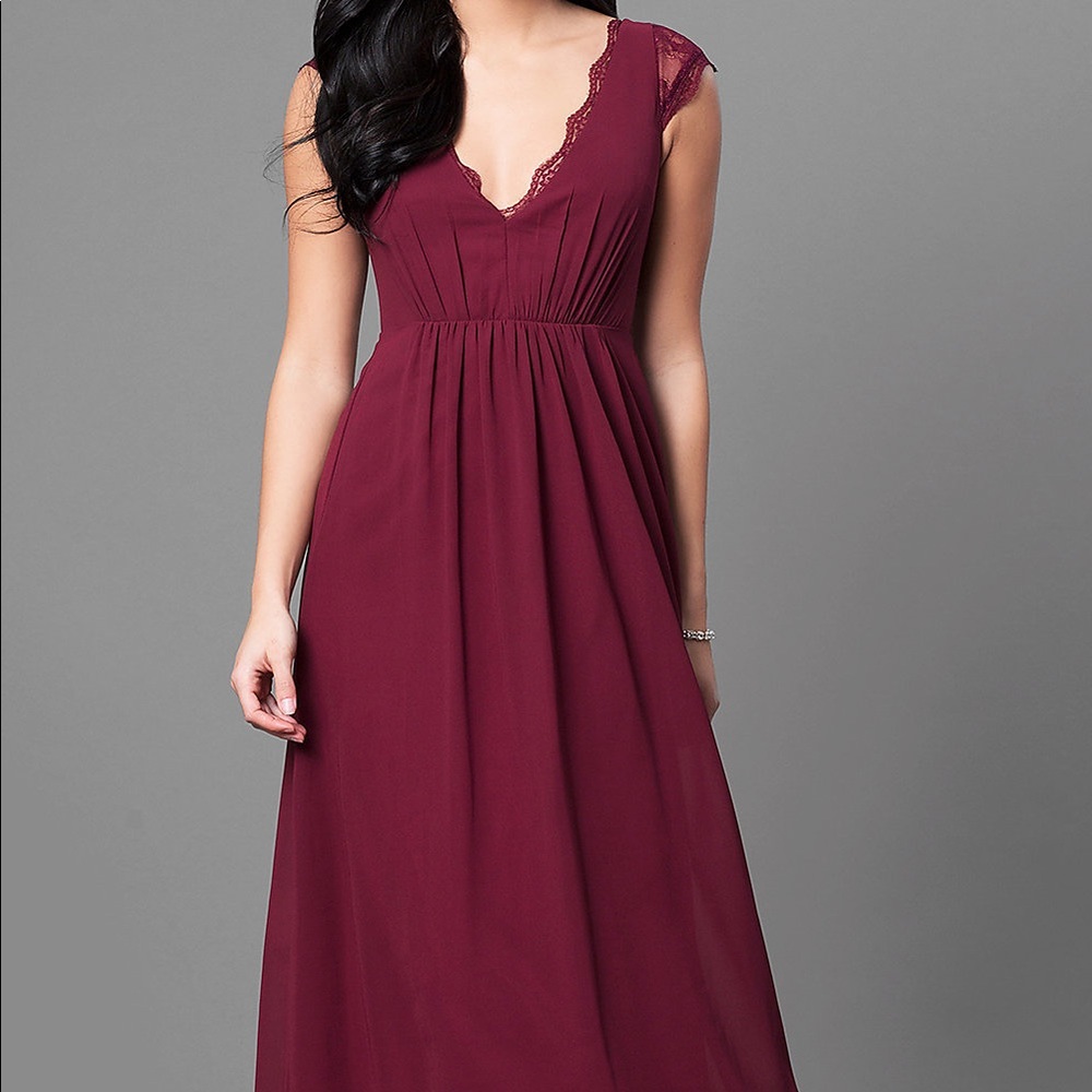 Burgundy Prom Dress